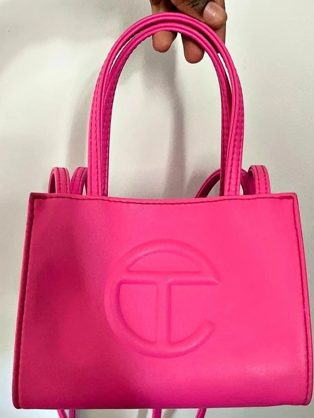 Telfar Small Shopping Bag Azalea Pink Tote